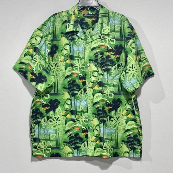 No‎ Boundaries Men's XL Hawaiian Shirt Microfiber Excellent Condition - Picture 2 of 8